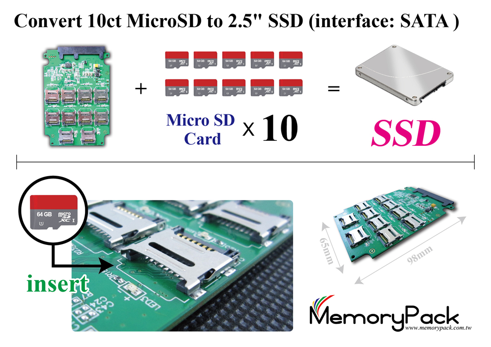 ssd converter micro sd memory card reader adapter sata 471sb1e80ps0003